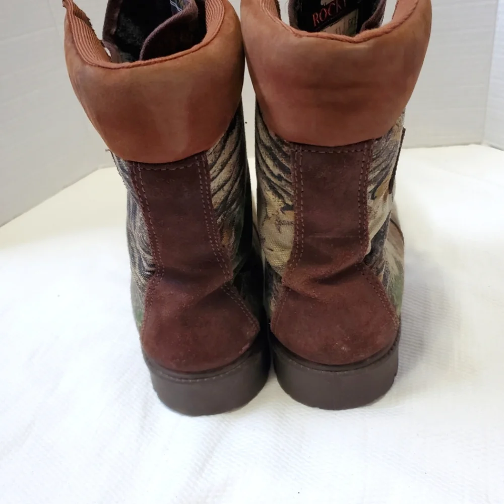 Rocky Goretex Camo Boots Thinsulate Insulation Waterproof Men's 11.5